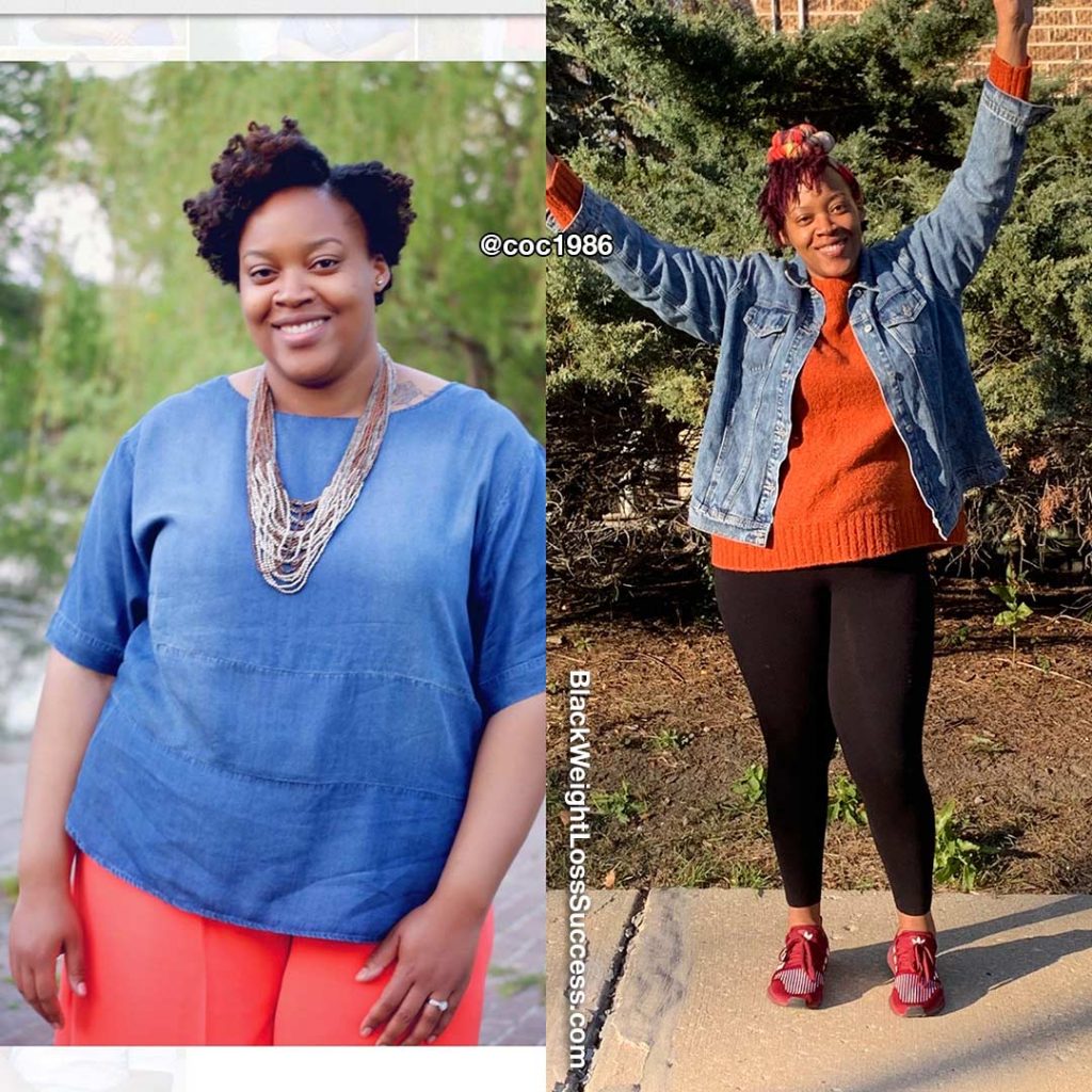 Cassie lost 90 pounds | Black Weight Loss Success