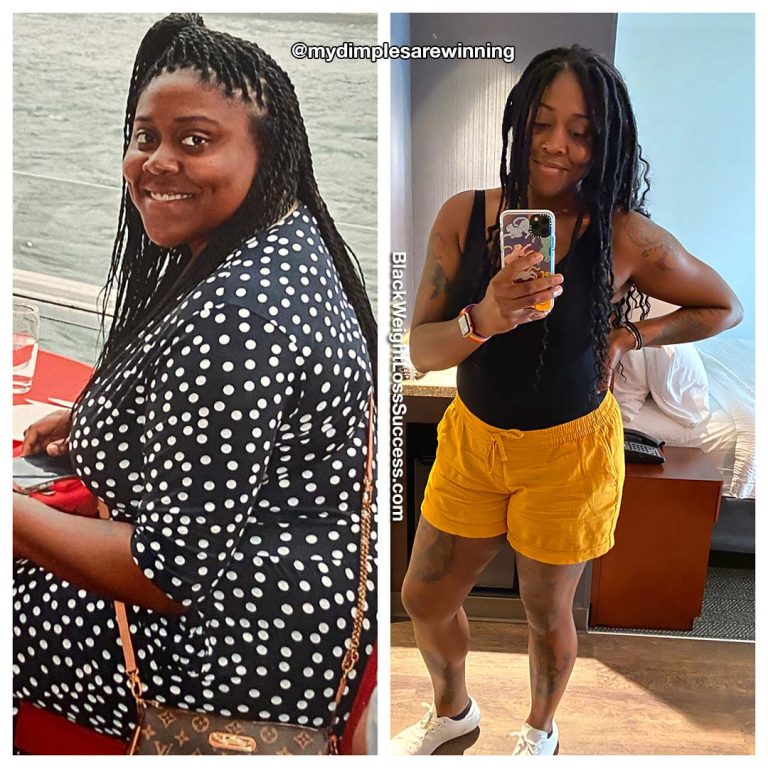 Erica Lost 91 Pounds Black Weight Loss Success 