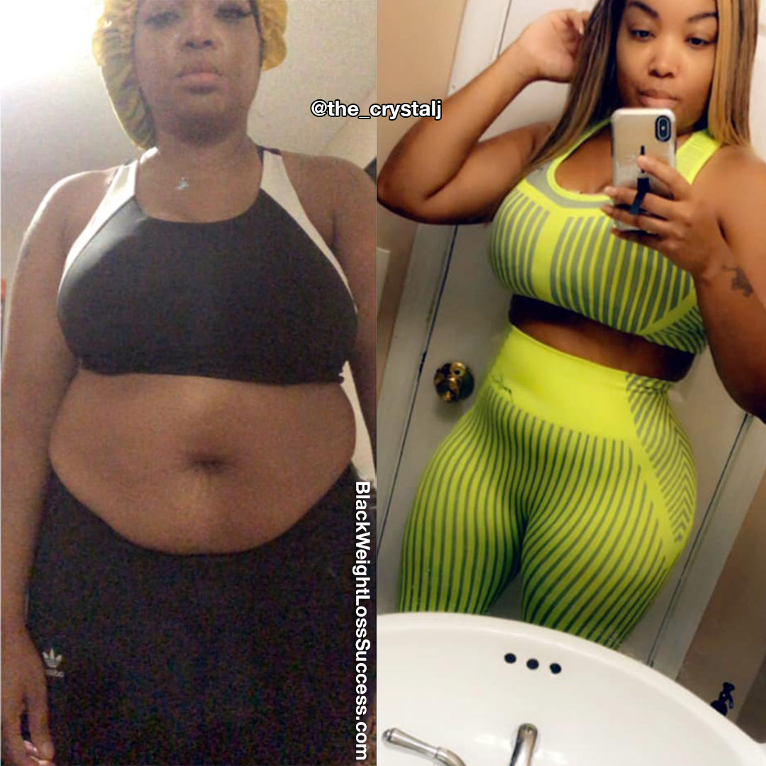 Crissy lost 13 pounds and lots of inches Black Weight Loss Success