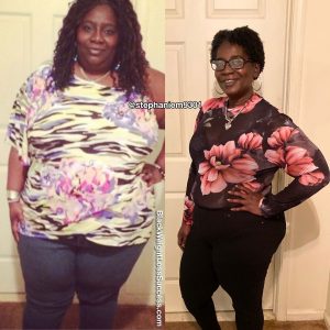 Stephanie lost 190 pounds | Black Weight Loss Success