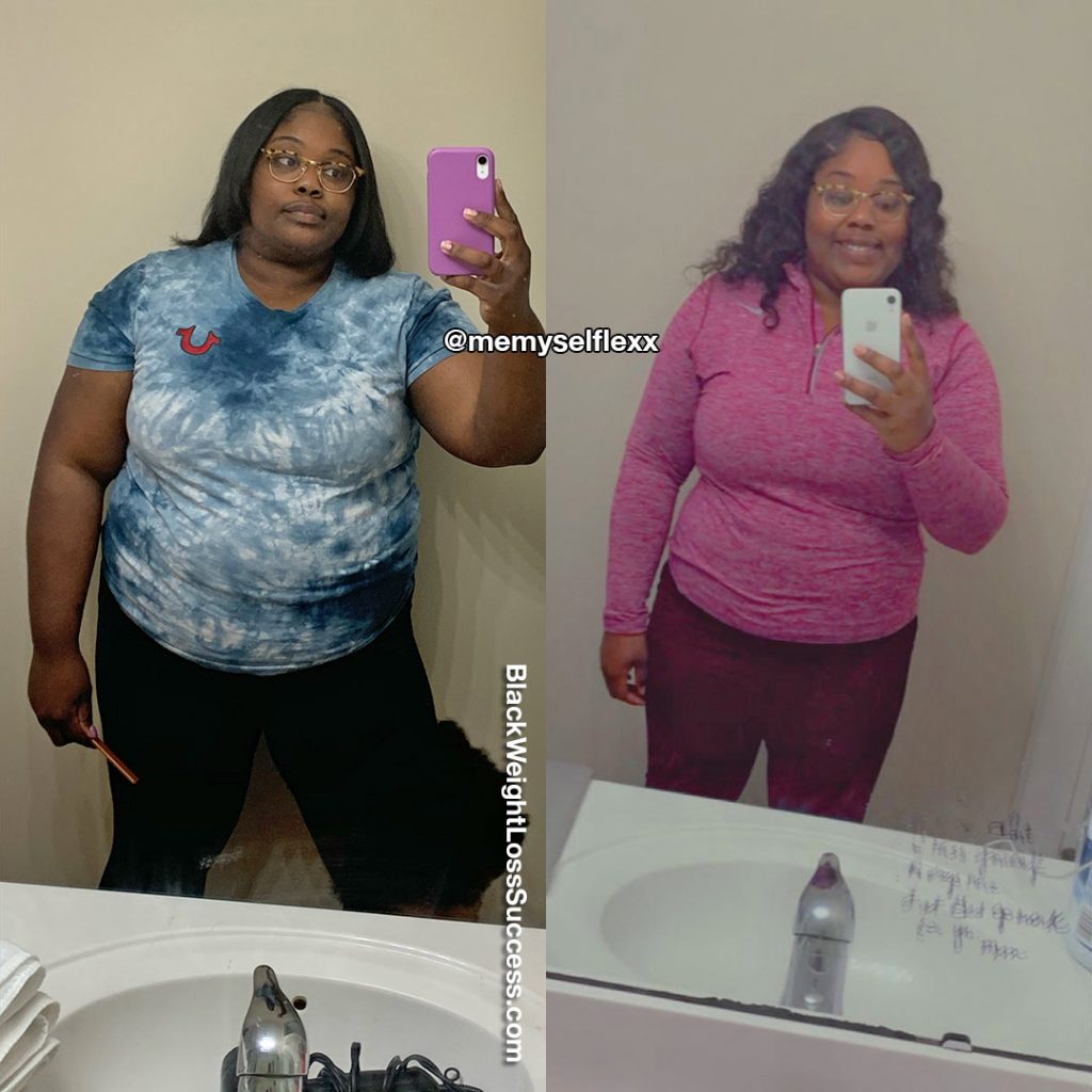 Alexis lost 38 pounds | Black Weight Loss Success