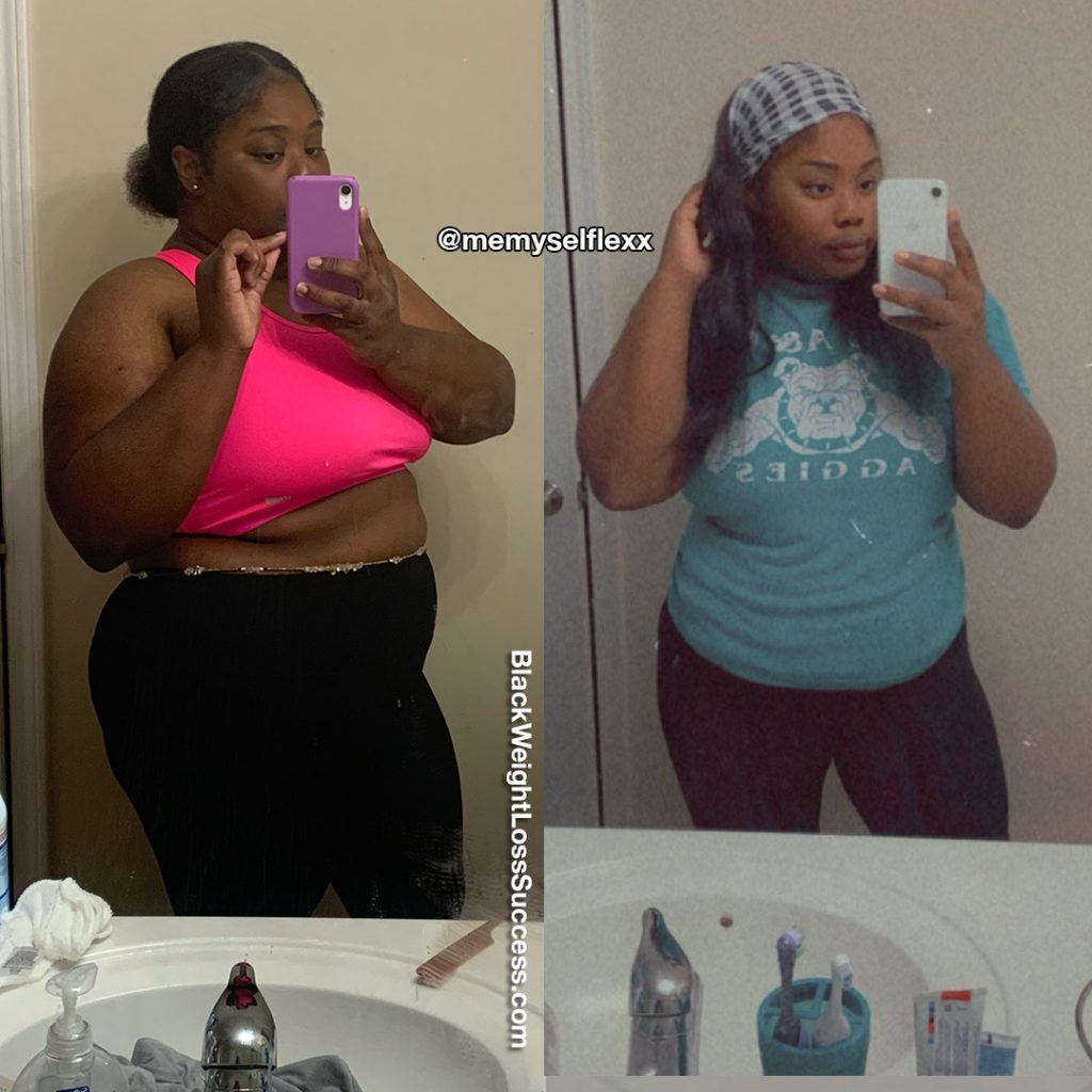 Alexis lost 38 pounds | Black Weight Loss Success