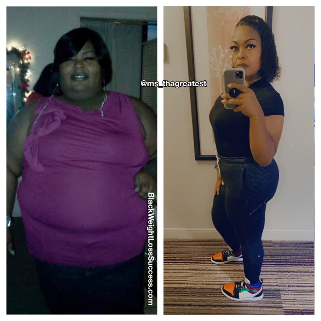 LaShunta lost 260 pounds | Black Weight Loss Success