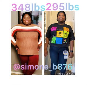 Simone before and after