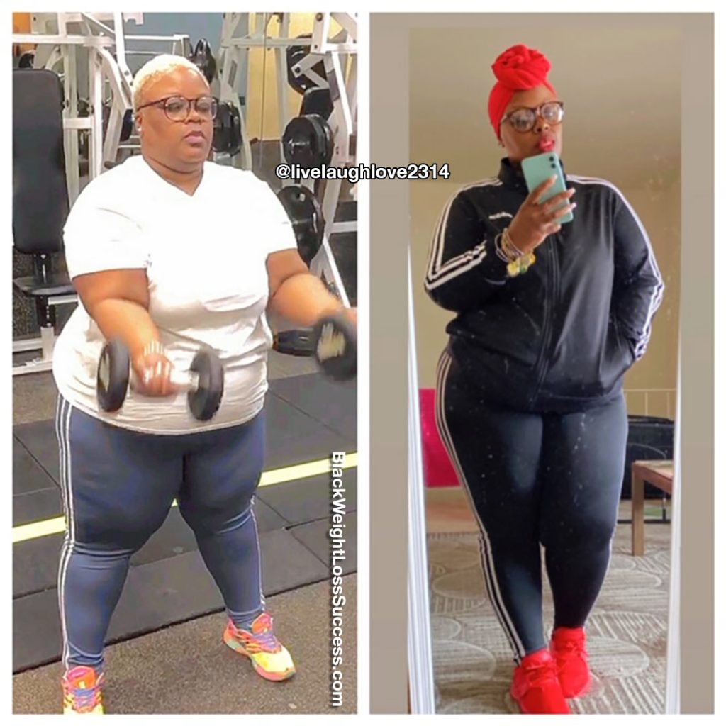 Tangie lost 75 pounds | Black Weight Loss Success