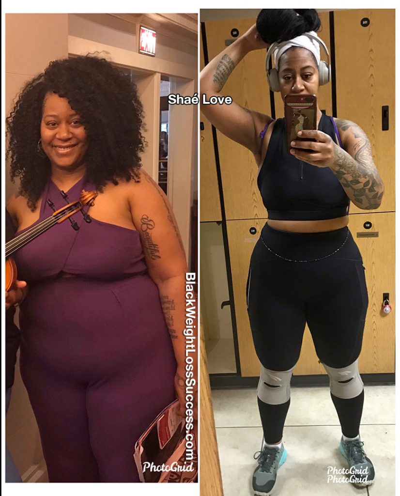 Shaé Love lost 90 pounds | Black Weight Loss Success