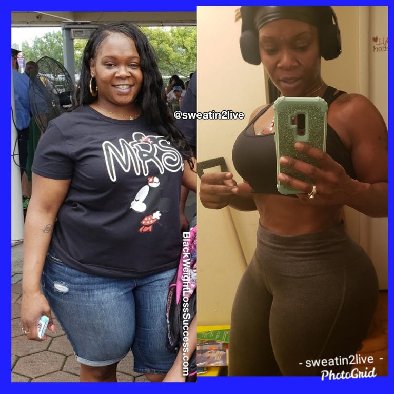 Shaneka lost 71 pounds | Black Weight Loss Success