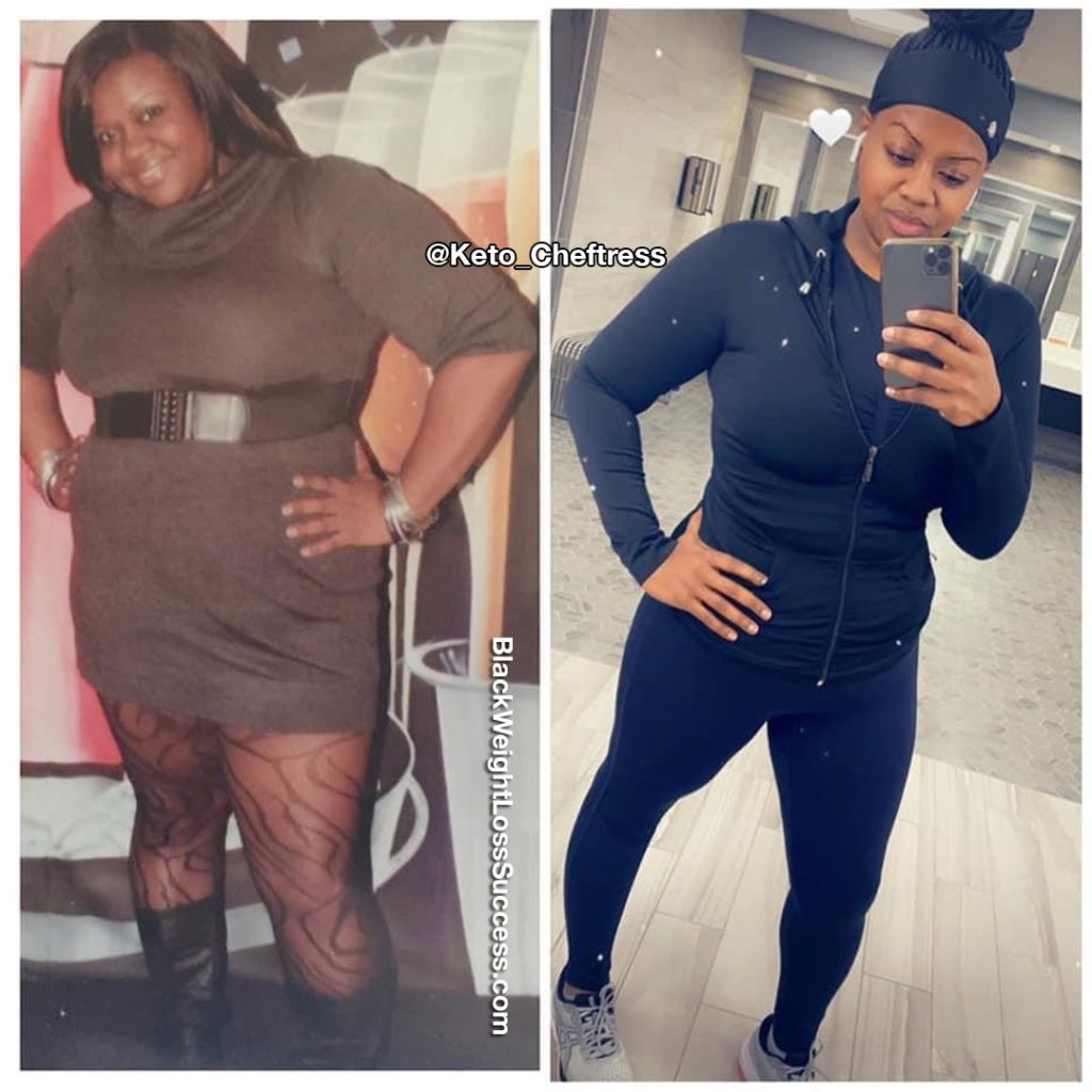 Stephanie lost 121 pounds | Black Weight Loss Success