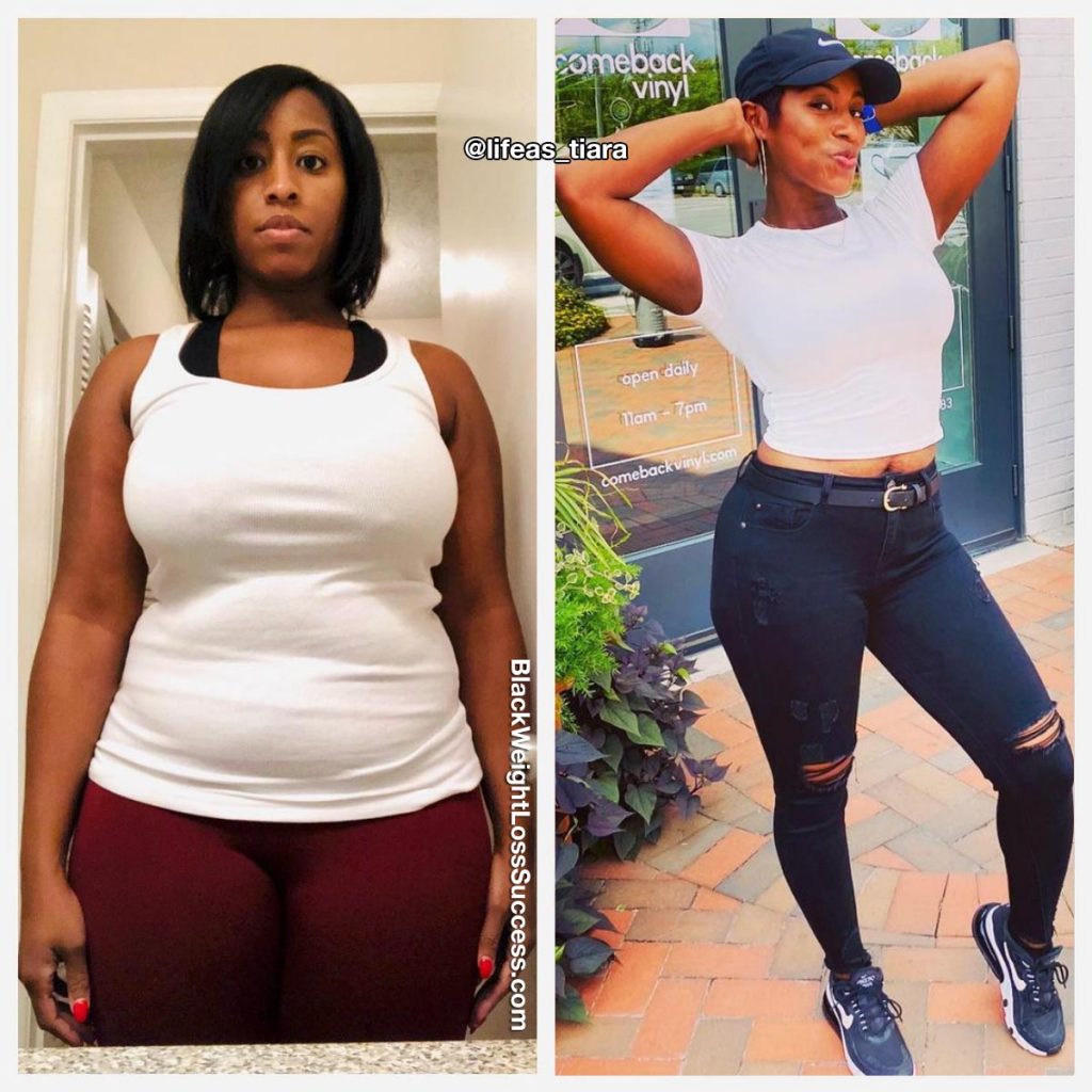 Tiara lost 32 pounds | Black Weight Loss Success