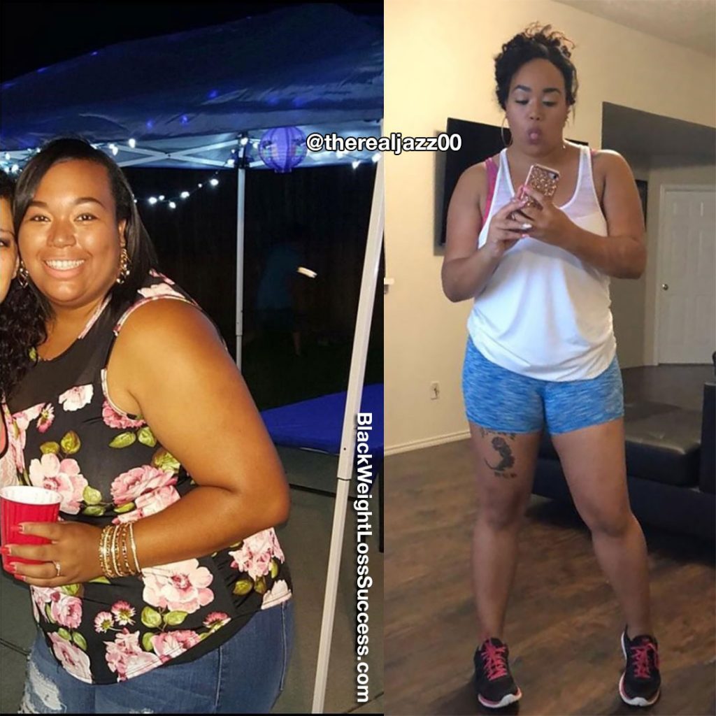 Jasmine lost 85 pounds | Black Weight Loss Success