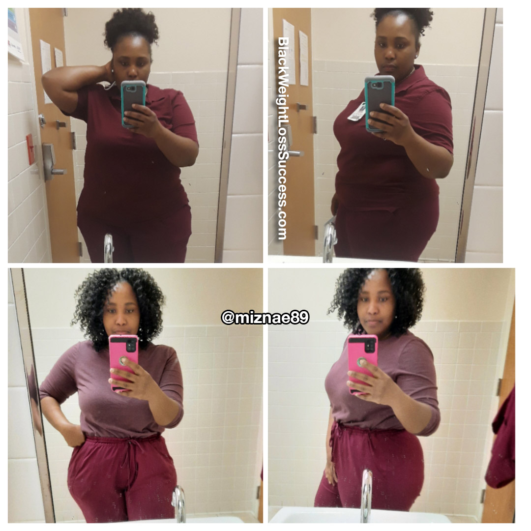 Shanea lost 56 pounds | Black Weight Loss Success