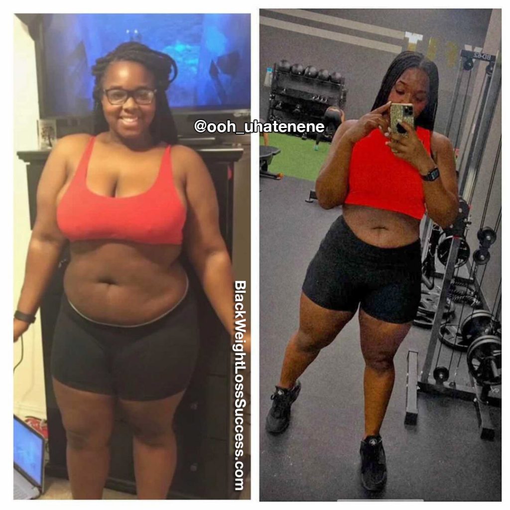 Shan lost 64 pounds | Black Weight Loss Success