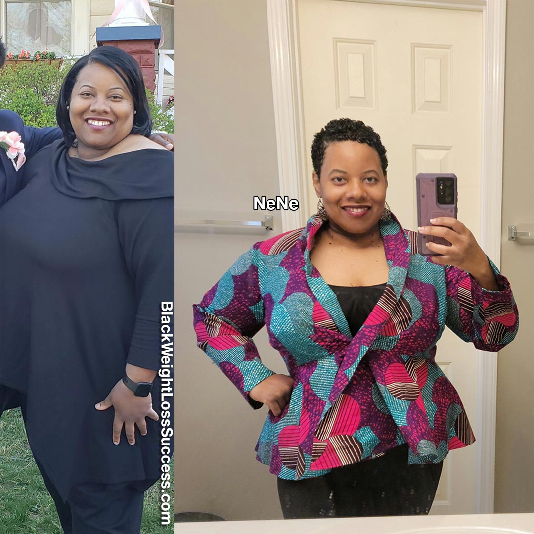 Nene lost 105 pounds