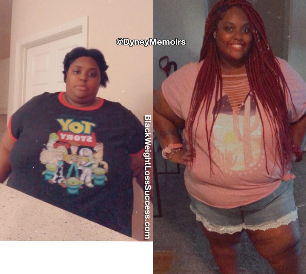 Dyney lost 62 pounds | Black Weight Loss Success