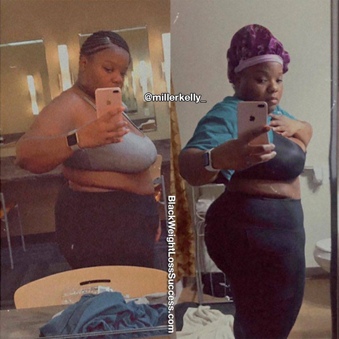 Kelly before and after weight loss