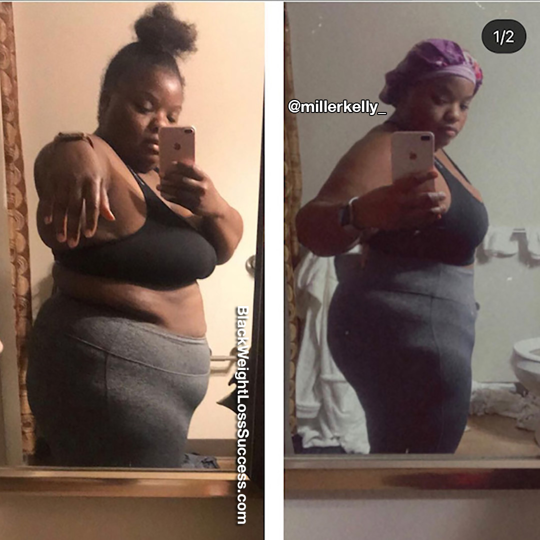 Kelly lost 62 pounds  Black Weight Loss Success