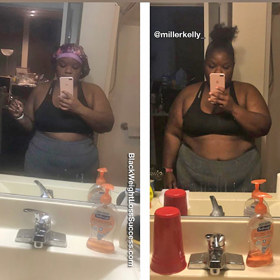 Kelly lost 62 pounds