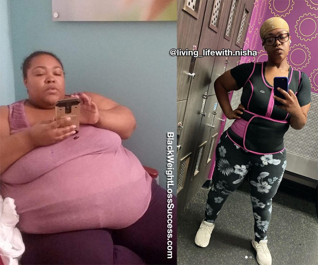 Shenisha lost over 200 pounds | Black Weight Loss Success