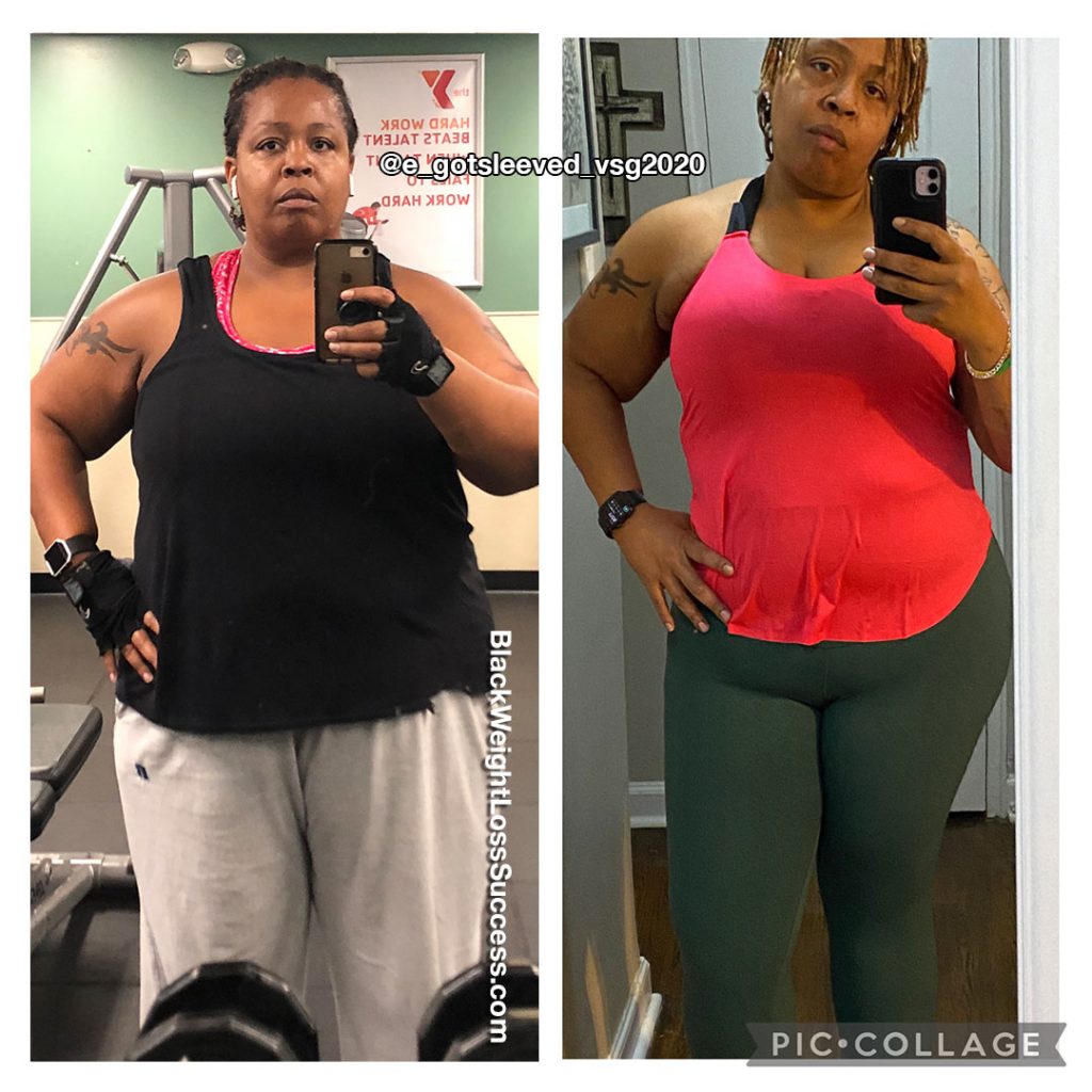 Erica lost 106 pounds | Black Weight Loss Success