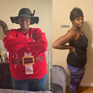 Latoya before and after weight loss