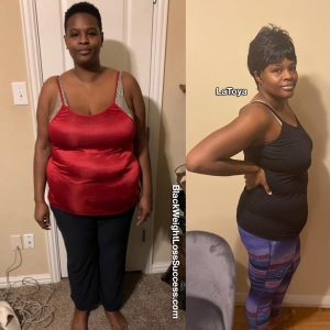 LaToya lost 110 pounds | Black Weight Loss Success