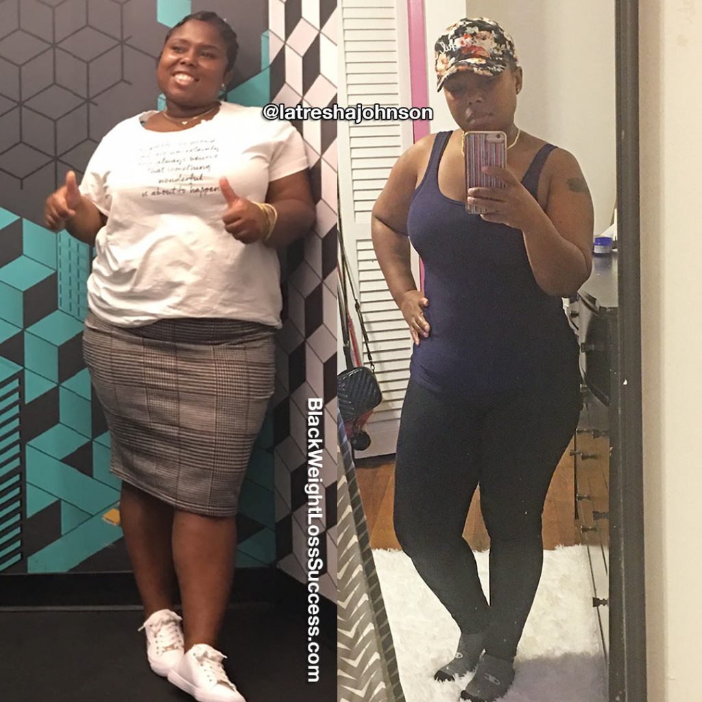 Latresha lost 60 pounds | Black Weight Loss Success