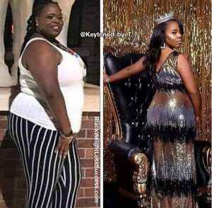 Talonjara lost 145 pounds | Black Weight Loss Success