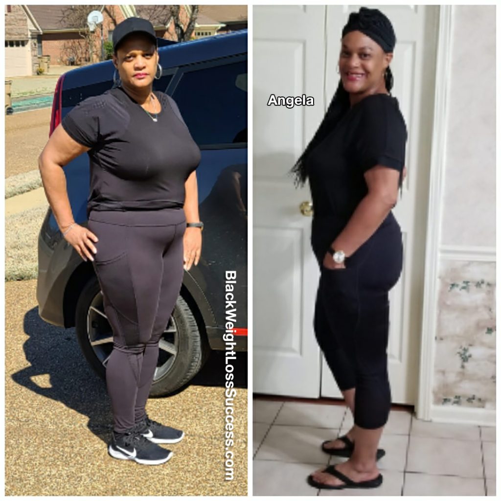 Angela lost 25 pounds | Black Weight Loss Success