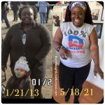 Essie lost 72 pounds