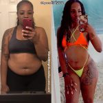 Tyreashia lost 42 pounds