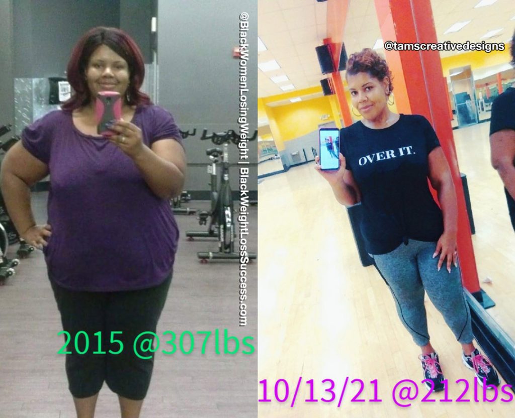 Tamara lost 175 pounds | Black Weight Loss Success