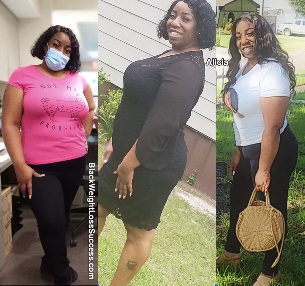 Alicia Lost Pounds Black Weight Loss Success