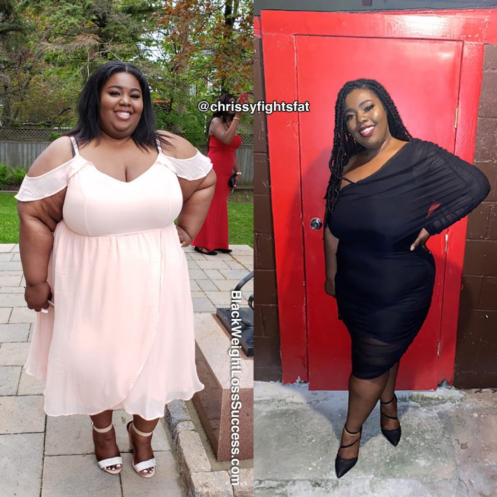 Chrissy lost 173 pounds | Black Weight Loss Success