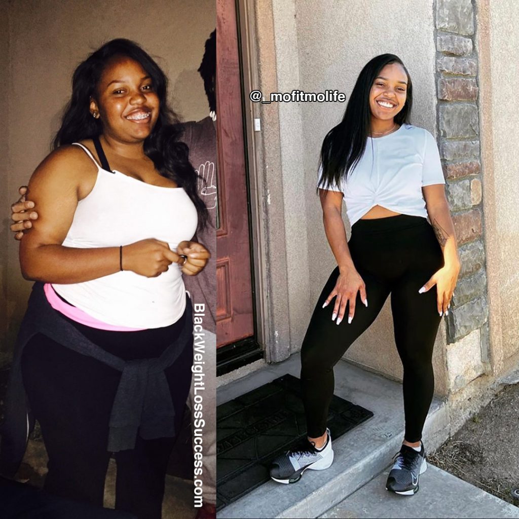 Kaekae lost 80 pounds | Black Weight Loss Success