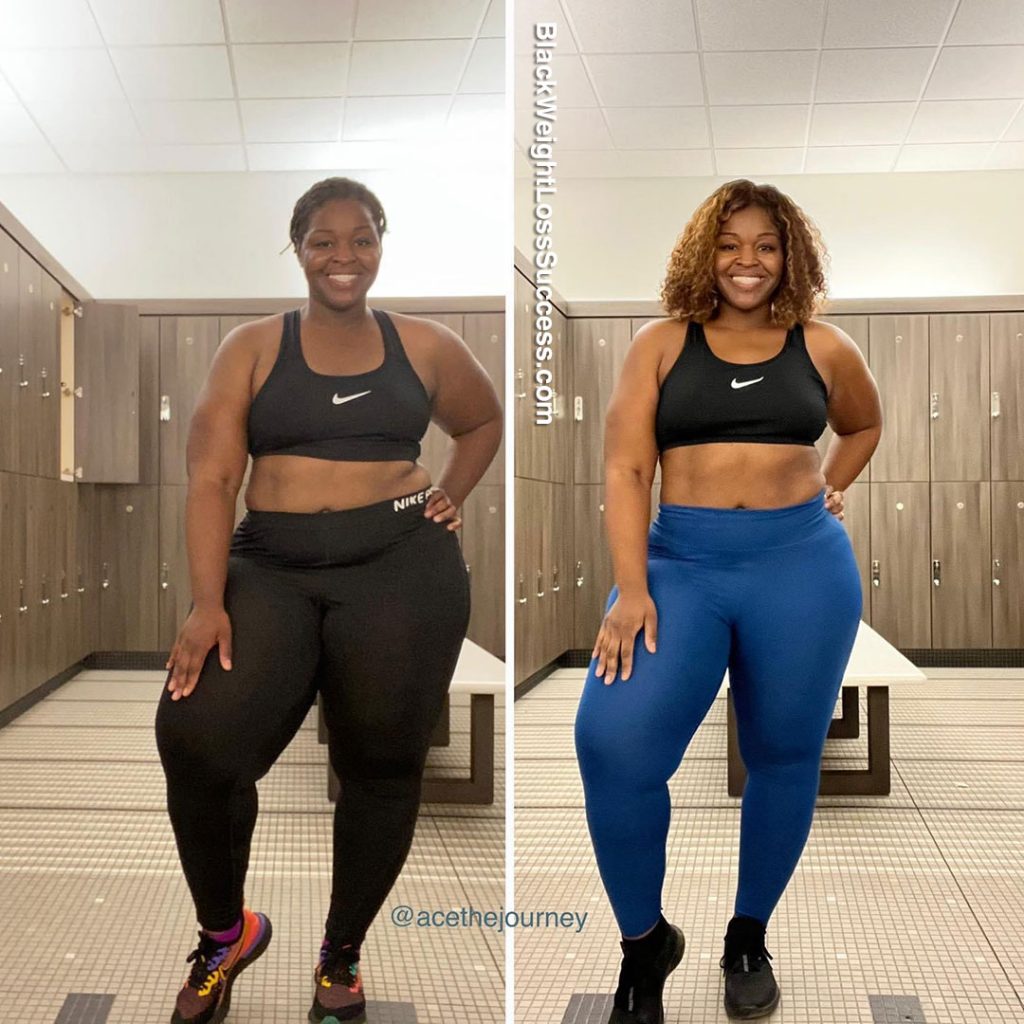 Amanda lost 43 pounds | Black Weight Loss Success