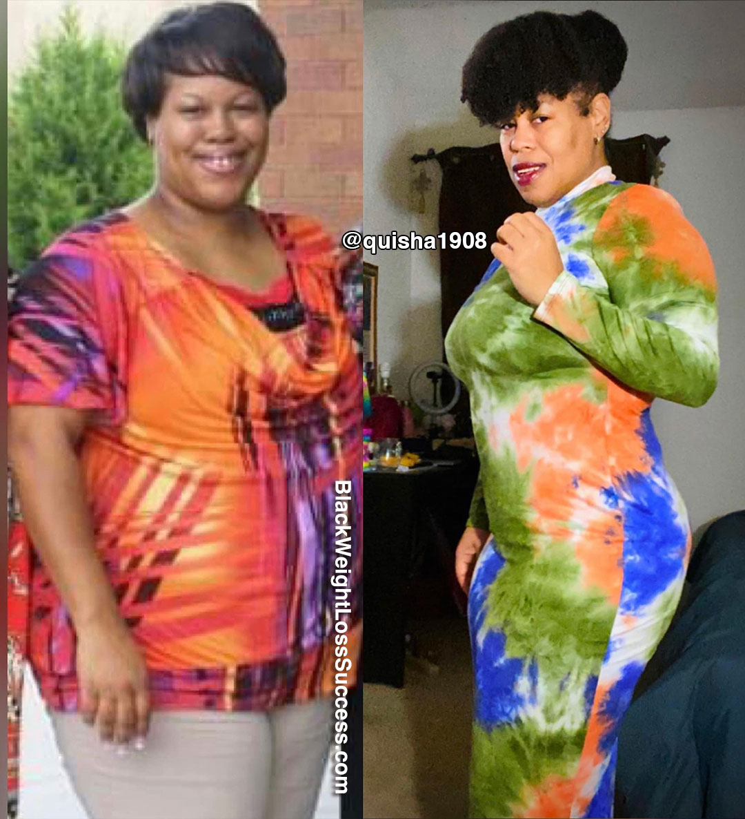 LaQuisha before and after weight loss