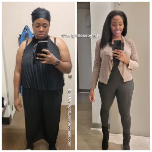 Ashely lost 88 pounds | Black Weight Loss Success