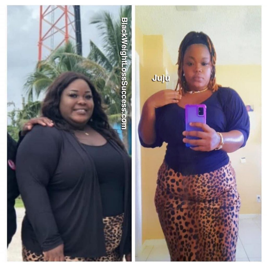 Juju lost 100 pounds | Black Weight Loss Success