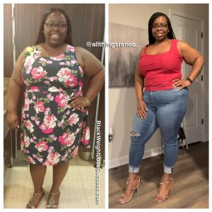 Renee lost 103 pounds | Black Weight Loss Success