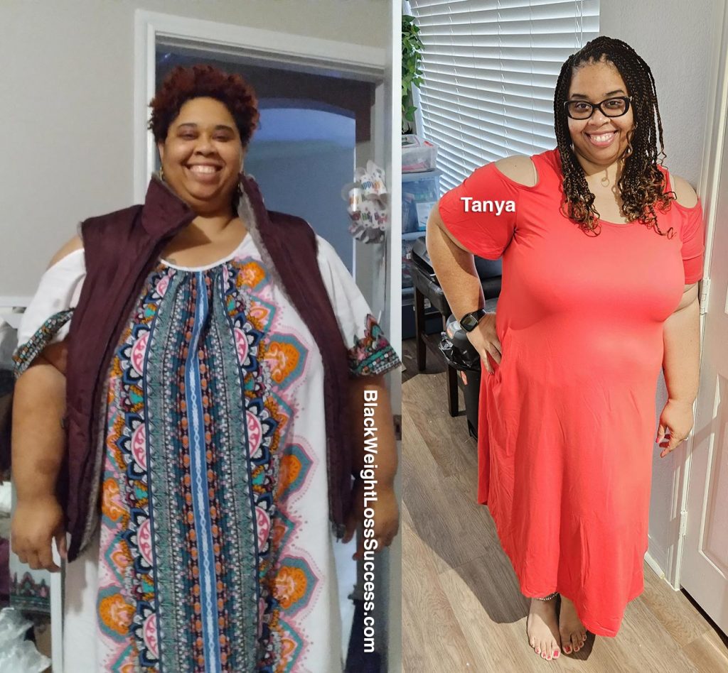 Tanya lost 98 pounds | Black Weight Loss Success