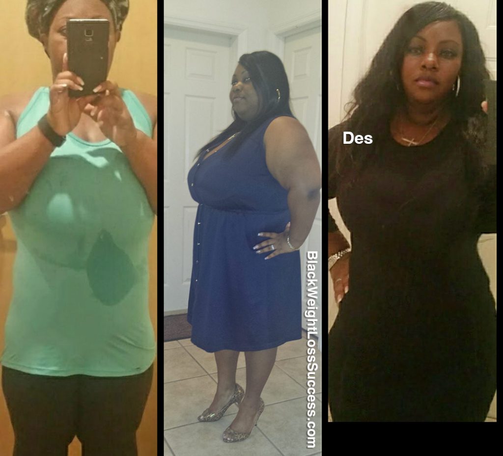 Des lost 105 pound | Black Weight Loss Success