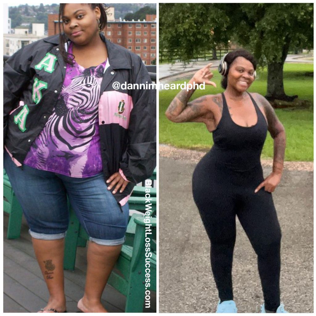 Danni lost 238 pounds | Black Weight Loss Success