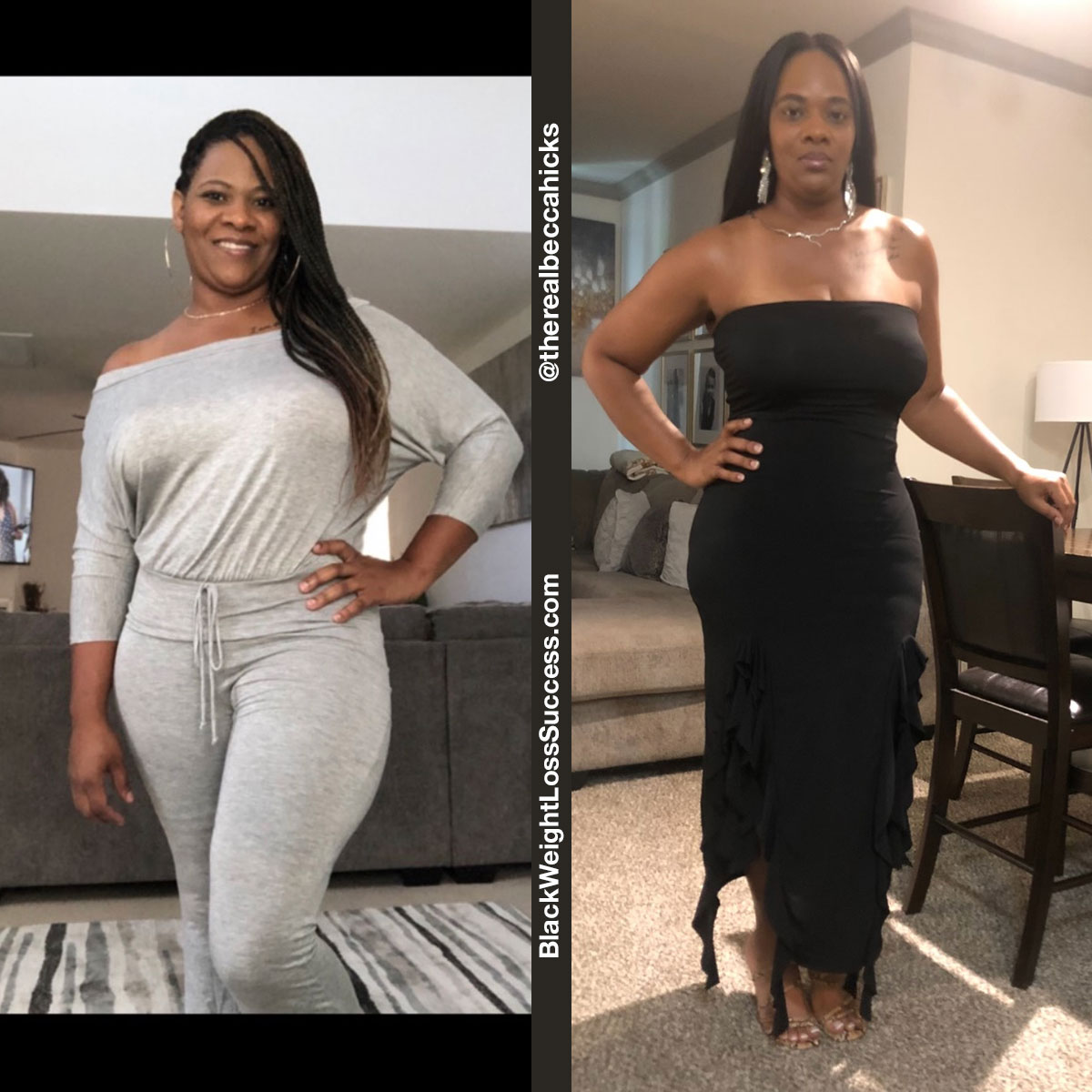 Carla misplaced 19 kilos | Black Weight Loss Success