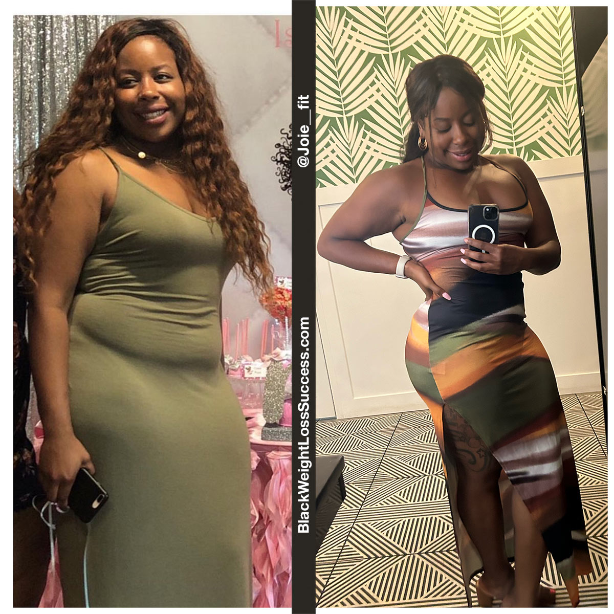 Joie before and after weight loss