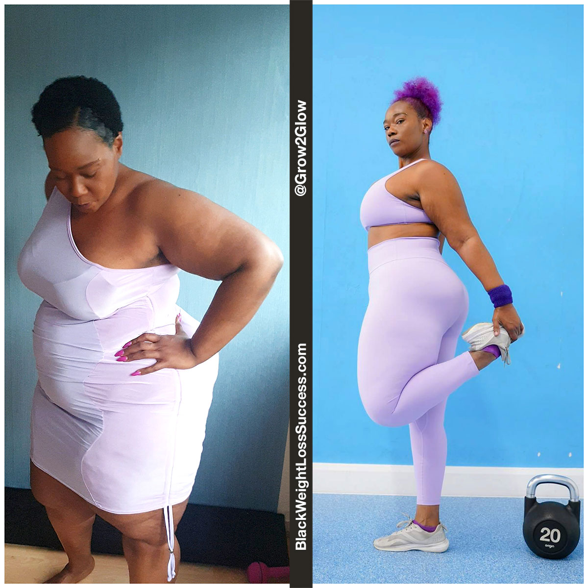 keisha before and after weight loss