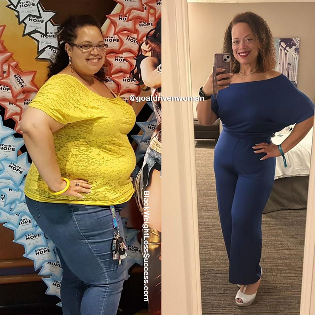 Sophia before and after weight loss