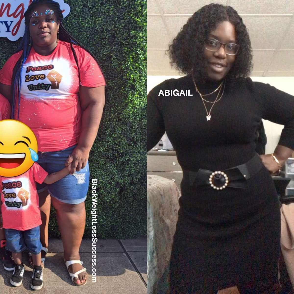 Abigail misplaced 127 kilos | Black Weight Loss Success